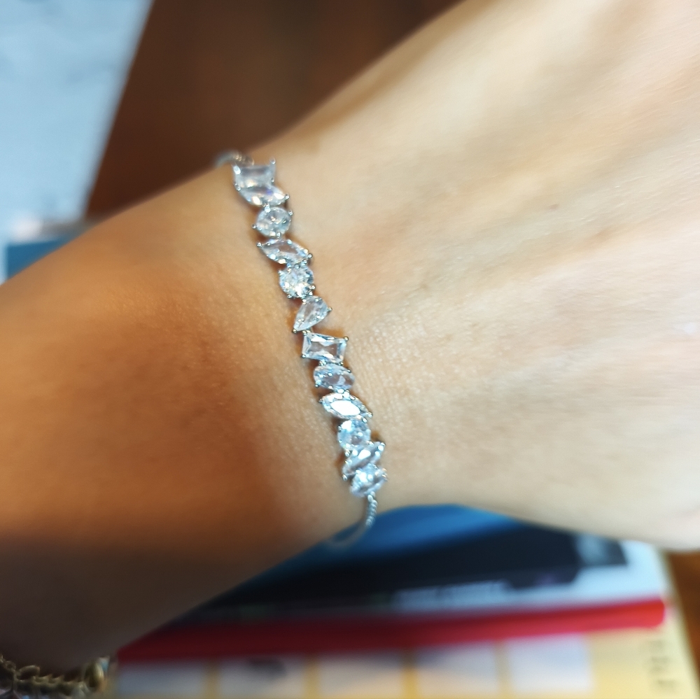 Multi-shaped Diamond Bracelet